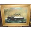 Image 1 : ‘Titanic’ oil on canvas painting by A.J. Jansen
