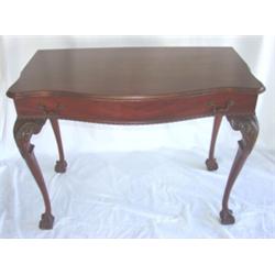 Chippendale style tea table