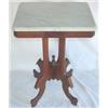 Image 1 : Victorian walnut marble top table