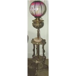 Very ornate Victorian table lamp