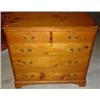 Image 1 : 19th century country pine two over three chest