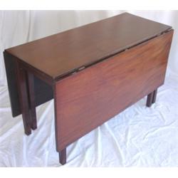 18th century mahogany three section banquet table