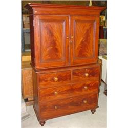 Primitive Pennsylvania linen press