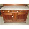 Image 2 : Victorian walnut marble top sideboard