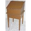 Image 1 : Overpainted schoolmaster's desk with drawer