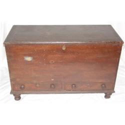 Pennsylvania overpainted dovetailed blanket chest