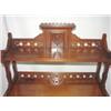 Image 2 : Small ornate Victorian walnut cylinder roll desk