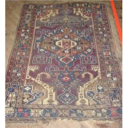 Antique Oriental rug.