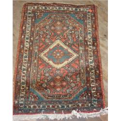 Semi-Antique Oriental throw rug
