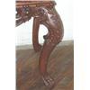 Image 2 : Very ornate reproduction console table with claw feet