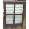 Image 1 : Primitive glass one door display case
