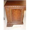 Image 5 : Very ornate walnut executive partner's desk with massive claw feet