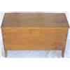 Image 1 : Pine New England blanket chest with boot jack feet