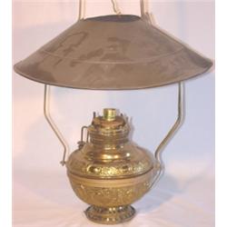 Brass hanging store lamp