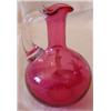 Image 2 : Cranberry Mary Gregory small glass pitcher