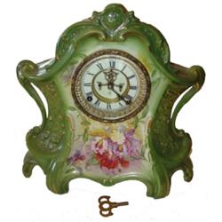Royal Bonn German china clock
