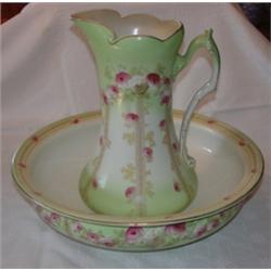 Porcelain washbowl & pitcher set