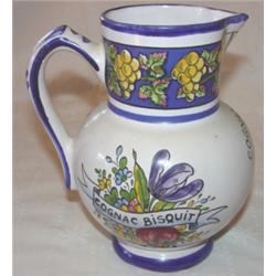 Hand painted French cream pitcher