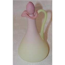 Exceptional Italian Burmese cruet with stopper