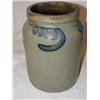 Image 2 : Blue decorated stoneware crock