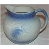 Image 1 : Blue & white salt-glazed squat pitcher