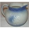 Image 2 : Blue & white salt-glazed squat pitcher