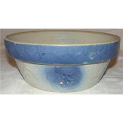Blue & white salt-glazed milk bowl