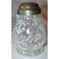 Victorian glass opalescent sugar shaker