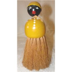 Black Collectible figural table broom