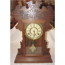 Sessions oak mantel clock