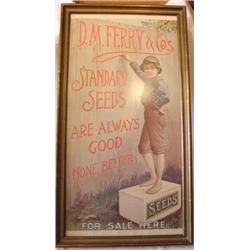 D.M. Ferry & Co. advertising sign