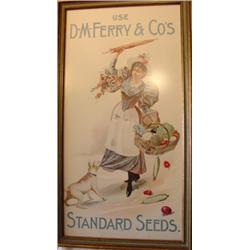 D.M. Ferry & Co. advertising sign