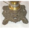 Image 4 : Highly ornate Victorian brass & bronze table lamp
