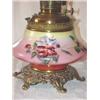 Image 3 : Ornate floral decorated Gone with the Wind table lamp