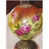Image 2 : Ornate floral decorated Gone with the Wind table lamp