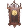 Image 1 : Ornate Victorian walnut hanging wall clock