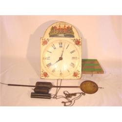 Early wag on the wall clock