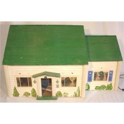 Large two-story lighted child's doll house