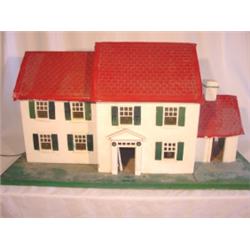 Large two-story lighted child's doll house