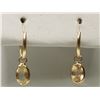Image 1 : #11-14KT YELLOW GOLD YELLOW SAPPHIRE EARRINGS