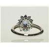 Image 3 : #12-STERLING SILVER TANZANITE & CUBIC ZIRCON RING
