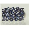 Image 1 : #26-STERLING SILVER TANZANITE RING