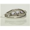 Image 3 : #30-STERLING SILVER TANZANITE RING