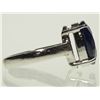 Image 2 : #33-STERLING SILVER SAPPHIRE RING