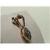 Image 3 : #34-14KT ROSE GOLD DIAMOND PENDANT