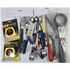 Image 1 : FLAT OF NEW ASSORTED TOOLS INCLUDING, TAPE