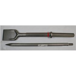 HILTI 1 1/8" WIDE FLAT CHISEL 20" SOLD WITH
