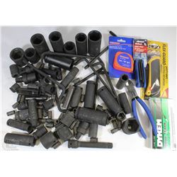 FLAT OF NEW TOOLS INCLUDING MANY WESTWARD IMPACT