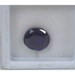 118) LAB CREATED BLUE SAPPHIRE 5.5CT