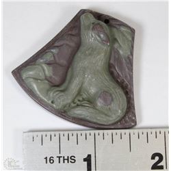 152) CARVED WOLF NATURAL RIBBON JASBER